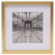 Matte Premium Metallicus 4 x 4" Metal Photo Frames (Set of 2)
